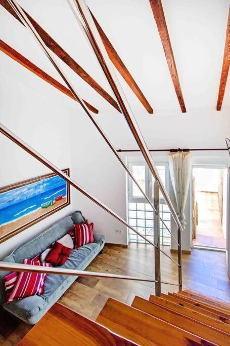 발렌시아 Acogedor Duplex Con Terraza Interior En La Playa 아파트 외부 사진
