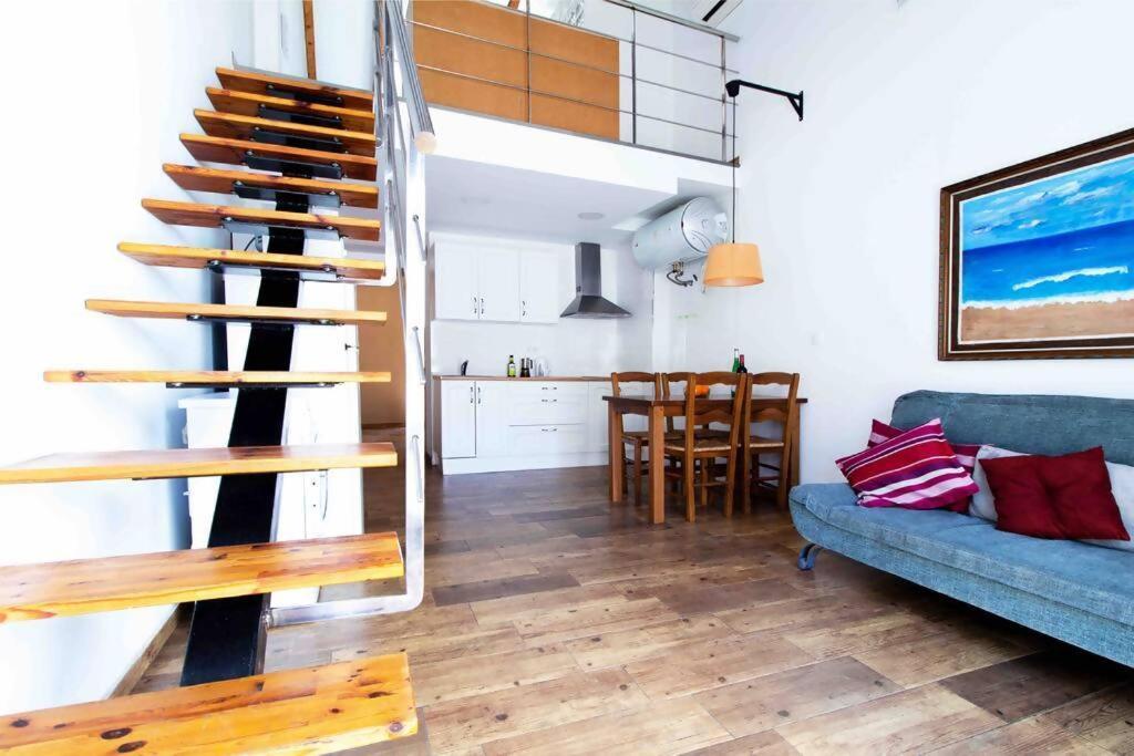 발렌시아 Acogedor Duplex Con Terraza Interior En La Playa 아파트 외부 사진