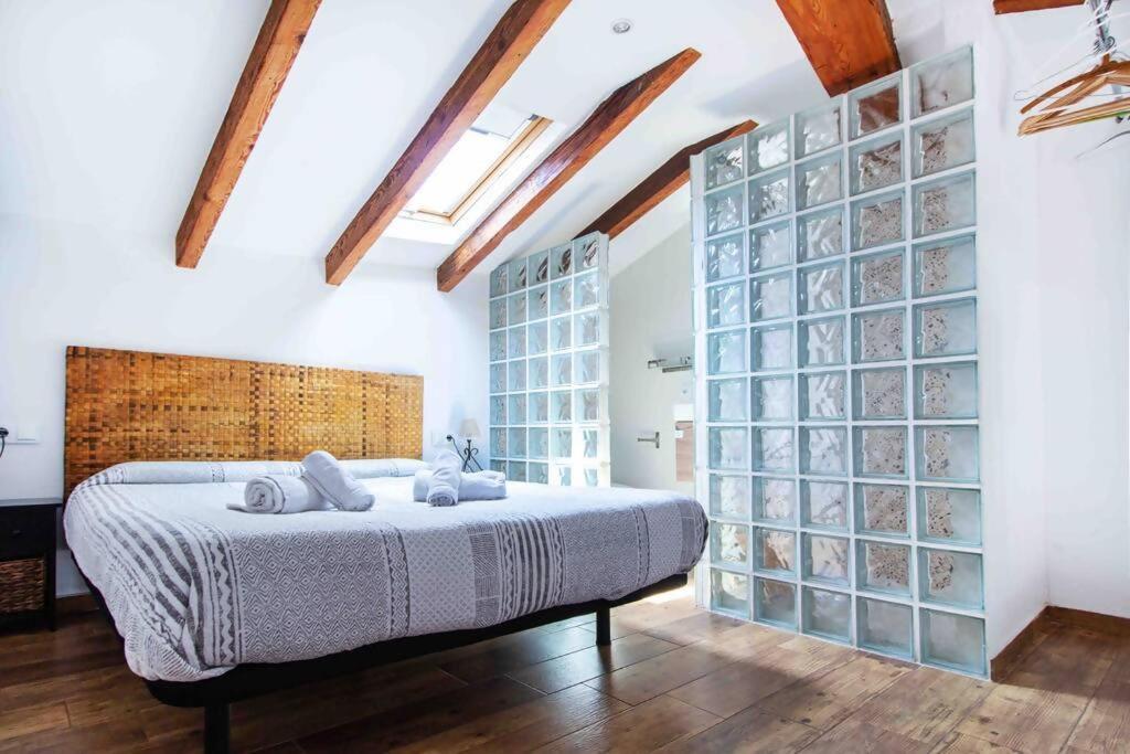 발렌시아 Acogedor Duplex Con Terraza Interior En La Playa 아파트 외부 사진
